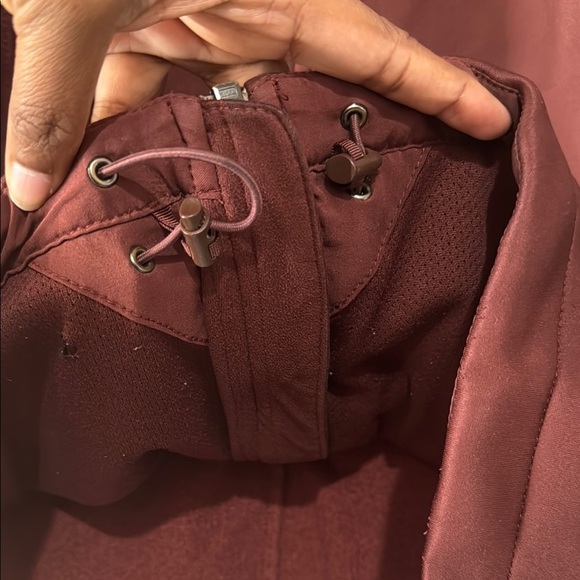The North Face apex risor wind proof Burgundy Softshell Jacket M - Picture 9 of 16